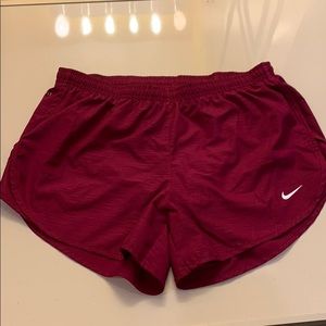 Purple/Magenta Nike athletic shorts